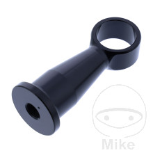 Ojo amortiguador +20 mm YSS negro 26X18X78/M12 x 1.25