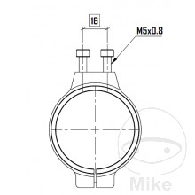 RAHMENKLEMME YSS 52 mm para Depósito de compensación