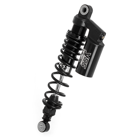 Amortiguador twin YSS ajustable negro ED